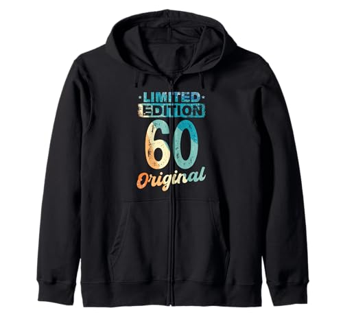 65.Geburtstag Original Männer Frauen Vintage Jahrgang 1960 Kapuzenjacke von Retro Original Jahrgang Geschenke Geburtstag 2025