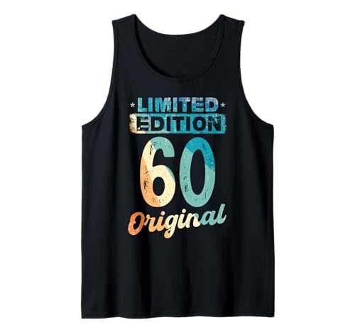 65.Geburtstag Original Männer Frauen Vintage Jahrgang 1960 Tank Top von Retro Original Jahrgang Geschenke Geburtstag 2025
