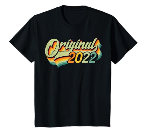 Kinder 3.Geburtstag Original Junge Mädchen Retro Jahrgang 2022 T-Shirt von Retro Original Jahrgang Geschenke Geburtstag 2025