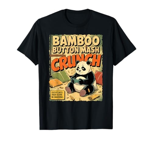 Cute Panda Gamer Retro-Comic-Konsole Lustiges Videospiel für Kinder T-Shirt Cute Panda Gamer Retro-Comic-Konsole Lustiges Videospiel für Kinder T-Shirt von Retro Panels – Panda Gaming Comic Fun
