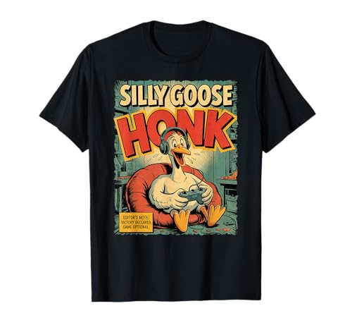 Lustige Silly Goose Gamer Retro Comic Konsole Videospiel Kinder T-Shirt Lustige Silly Goose Gamer Retro Comic Konsole Videospiel Kinder T-Shirt von Retro Panels – Silly Goose Gaming Comic Fun