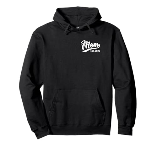Mama 2025 Mutter 2025 Retro Mom Est 2025 Pullover Hoodie von Retro Parents 2025 Matching Outfit