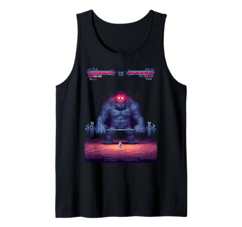 Gym Final Boss Strength Retro Gaming Pixel für Männer Tank Top Gym Final Boss Strength Retro Gaming Pixel für Männer Tank Top von Retro Pixel Fitness Gamer Artwork Co.