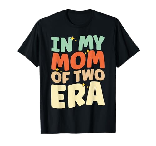 In meiner Mutter von Zwillingen aus Zwei Epochen Mama Muttertag Mutterschaft T-Shirt von Retro Proud Mom Of Twins Mother Gifts Mama Mommy