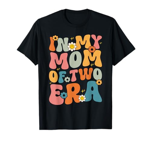 In meiner Mutter von Zwillingen aus Zwei Epochen Mama Muttertag Mutterschaft T-Shirt von Retro Proud Mom Of Twins Mother Gifts Mama Mommy