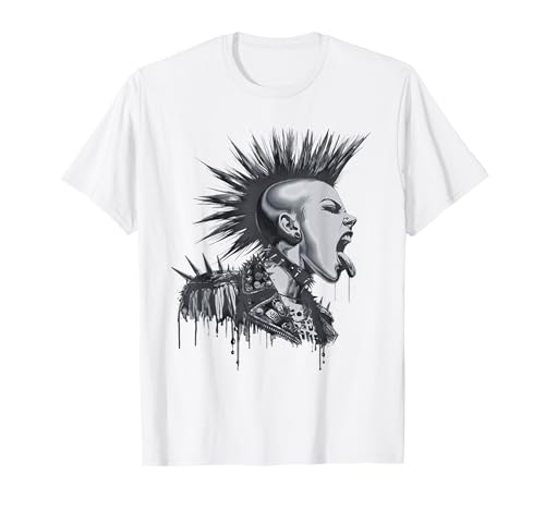 Retro Punk British Herren T-Shirt Retro Punk British Herren T-Shirt von Retro Punk British Gifts Store