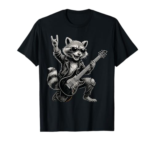Retro Waschbär Rock Musik Geschenk Männer Kinder Frauen Lustiger Waschbär T-Shirt Retro Waschbär Rock Musik Geschenk Männer Kinder Frauen Lustiger Waschbär T-Shirt von Retro Raccoon Rock Music Tees