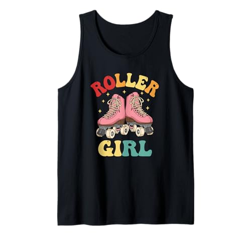 Rollschuhe für Mädchen, niedlich, rosa, im Retro-Look, 80er-Jahre-Skater, lustig Tank Top Rollschuhe für Mädchen, niedlich, rosa, im Retro-Look, 80er-Jahre-Skater, lustig Tank Top von Retro Skating Lover Cute Gifts