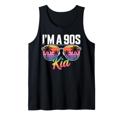 I'm A 90s Kid Sonnenbrille Palmen Tank Top I'm A 90s Kid Sonnenbrille Palmen Tank Top von Retro Sonnenuntergang Palmen 90er Jahre