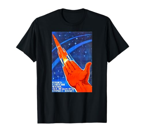 Soviet Union USSR Retro Propaganda Space CCCP T-Shirt T-Shirt von Retro Sowjetunion UdSSR Propaganda T-Shirts