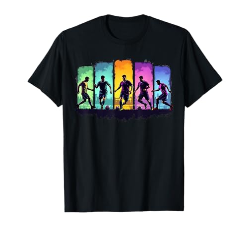 Fußballspieler Fans Ball Kick Grafik Cool Streetwear Herren T-Shirt Fußballspieler Fans Ball Kick Grafik Cool Streetwear Herren T-Shirt von Retro Street Soccer Culture Graphic Design