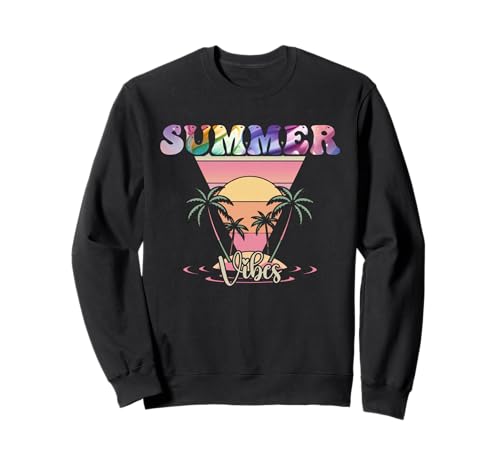 Retro Summer Vibes Spring Break Sommer Familie Herren Damen Kinder Sweatshirt von Retro Summer Vibes Spring Break Summer 2025