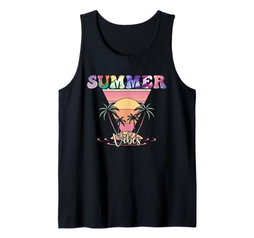 Retro Summer Vibes Spring Break Sommer Familie Herren Damen Kinder Tank Top von Retro Summer Vibes Spring Break Summer 2025