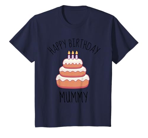 Kinder Alles Gute zum Geburtstag Mama Süße Kindertorte Mama T-Shirt von Retro Sun Tees