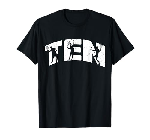 10. Geburtstag Retro Tennis 10 Jahre alt Junge Mädchen T-Shirt 10. Geburtstag Retro Tennis 10 Jahre alt Junge Mädchen T-Shirt von Retro Tennis Player Birthday Designs