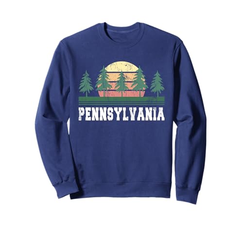 Pennsylvania T-Shirt Retro Vintage Shirt Geschenk Männer Frauen Kinder Sweatshirt von Retro Vintage 70's 80's Pennsylvania T-Shirts Tee