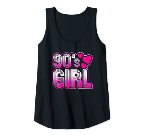 Damen 90er Jahre Mädchen 90er Jahre Party Kleid Retro Tank Top von Retro Vintage 90s Gifts 90's theme party