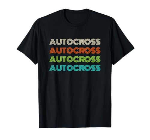 Classic 70's Style Autocross T-Shirt: Men, Women, Kids T-Shirt von Retro Vintage Autocross Shirt Designs