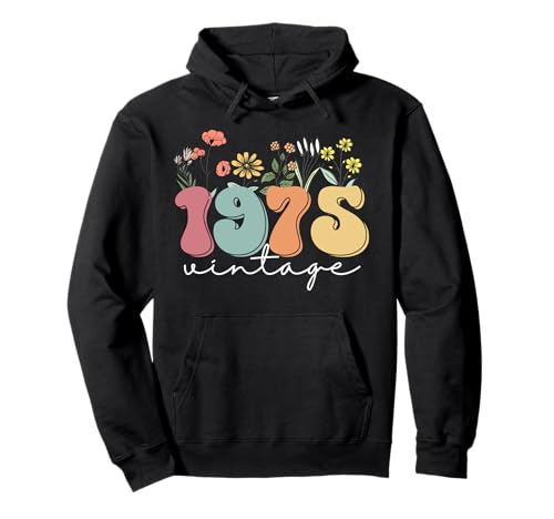 Vintage 1975 Retro Blume 50. Geburtstag 50 Jahre alte Frauen Pullover Hoodie Vintage 1975 Retro Blume 50. Geburtstag 50 Jahre alte Frauen Pullover Hoodie von Retro Vintage Birthday Tees
