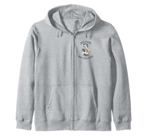 Buchliebhaber für Mädchen Kapuzenjacke Buchliebhaber für Mädchen Kapuzenjacke von Retro Vintage Bookworm