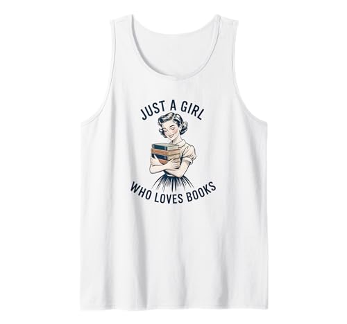 Buchliebhaber für Mädchen Tank Top Buchliebhaber für Mädchen Tank Top von Retro Vintage Bookworm
