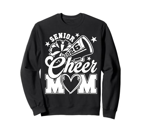 Senior Cheer Mom 2026 Stolze Cheerleader-Mama Class of 2026 Sweatshirt Senior Cheer Mom 2026 Stolze Cheerleader-Mama Class of 2026 Sweatshirt von Retro Vintage Cheer Mom Awesome Mother's Day Gifts