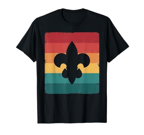 Männer Frauen Jungen Mädchen Kinder Bunt Retro Vintage Pfadfindern T-Shirt von Retro Vintage Cub Camping Hiking Scouting