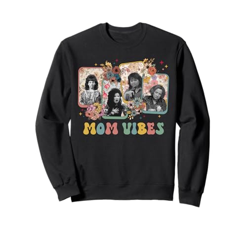 Retro Vintage Mom 90's Vibes Damen Mama Shirt Sweatshirt von Retro Vintage Mom 90’s Vibes Womens Mama