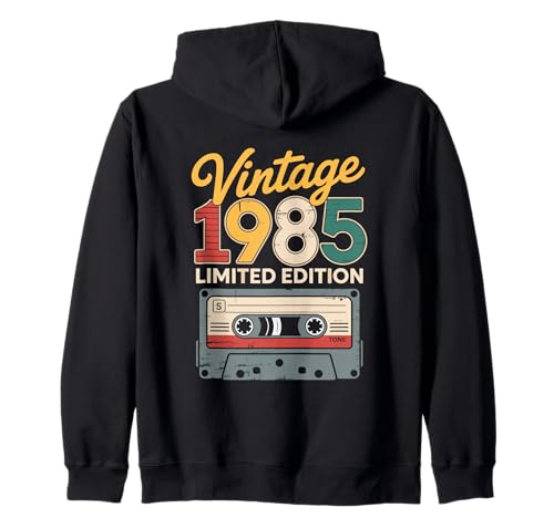 Original 1985 Limited Edition Geburtstag Feiern Frauen Kapuzenjacke von Retro Vintage Musik 80er Jahre Geburtstag 40yr