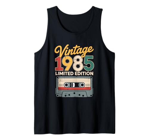 Original 1985 Limited Edition Geburtstag Feiern Frauen Tank Top von Retro Vintage Musik 80er Jahre Geburtstag 40yr