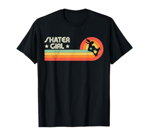 Skateboard Skater Girl Skateboarder Retro Skateboarding T-Shirt Skateboard Skater Girl Skateboarder Retro Skateboarding T-Shirt von Retro Vintage Skateboard Co