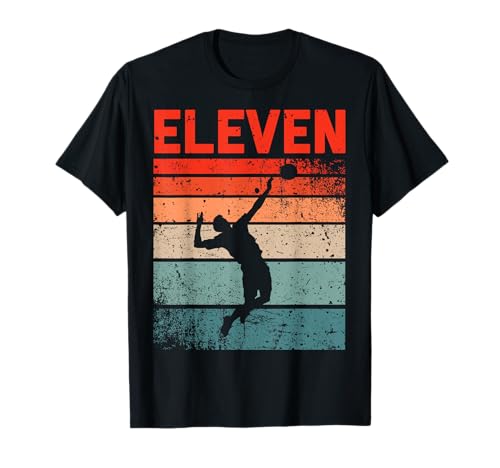 11. Geburtstag Retro Volleyball 11 Jahre alt Junge Mädchen T-Shirt 11. Geburtstag Retro Volleyball 11 Jahre alt Junge Mädchen T-Shirt von Retro Volleyball Player Birthday Designs
