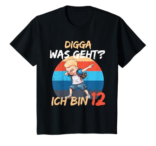 Kinder Retro Was Geht Ich Bin 12 Geburtstag feiern Jahrgang Jungs T-Shirt Kinder Retro Was Geht Ich Bin 12 Geburtstag feiern Jahrgang Jungs T-Shirt von Retro Was Geht Geburtstag feiern Jahrgang
