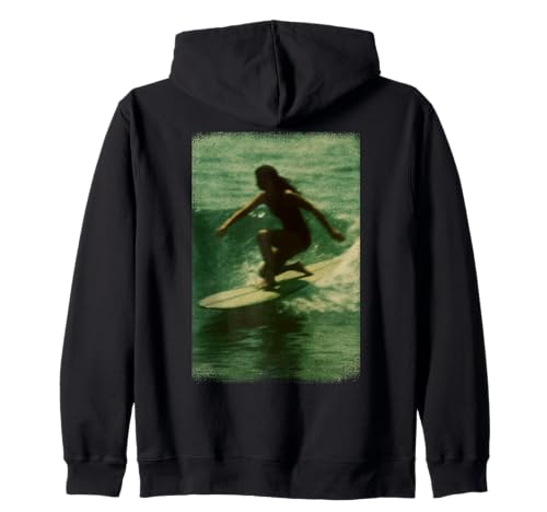 Vintage Surfer-Girl – Retro Surf Kunst Wellenreiter Kapuzenjacke Vintage Surfer-Girl – Retro Surf Kunst Wellenreiter Kapuzenjacke von Retro Wave Apparel