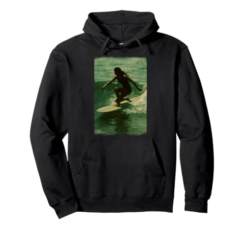 Vintage Surfer-Girl – Retro Surf Kunst Wellenreiter Pullover Hoodie Vintage Surfer-Girl – Retro Surf Kunst Wellenreiter Pullover Hoodie von Retro Wave Apparel