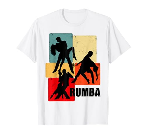 Rumba T-Shirt für Rumba-Tänzerin | Retro Damen Rumba T-Shirt Rumba T-Shirt für Rumba-Tänzerin | Retro Damen Rumba T-Shirt von Retro Womens Rumba Shirts