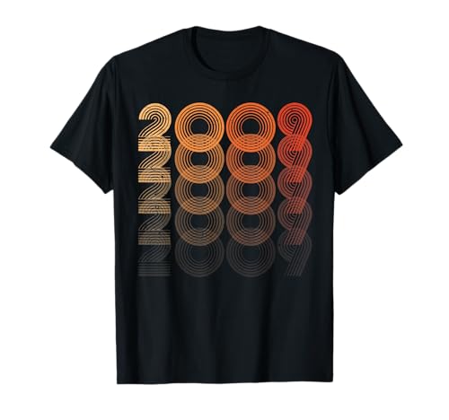 16.Geburtstag Zahl Junge Mädchen Retro Jahrgang 2009 T-Shirt von Retro Zahl Jahrgang Geschenke Geburtstag 2025