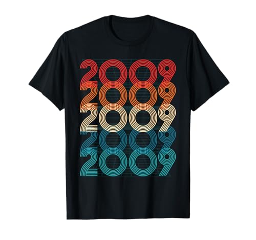 16.Geburtstag Zahl Junge Mädchen Retro Jahrgang 2009 T-Shirt 16.Geburtstag Zahl Junge Mädchen Retro Jahrgang 2009 T-Shirt von Retro Zahl Jahrgang Geschenke Geburtstag 2025