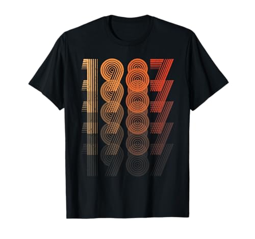 38.Geburtstag Zahl Männer Frauen Retro Jahrgang 1987 T-Shirt 38.Geburtstag Zahl Männer Frauen Retro Jahrgang 1987 T-Shirt von Retro Zahl Jahrgang Geschenke Geburtstag 2025