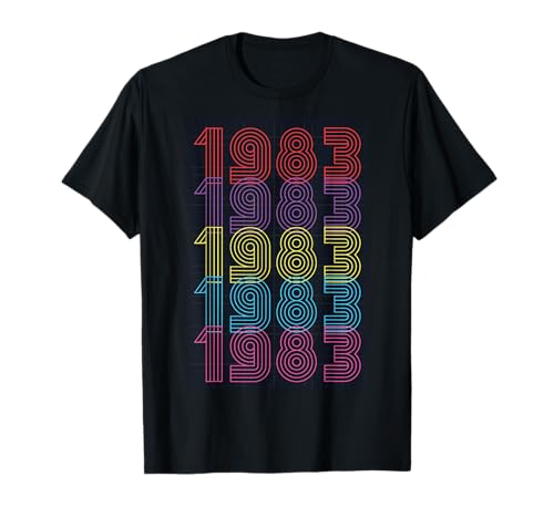 42.Geburtstag Zahl Männer Frauen Retro Jahrgang 1983 T-Shirt 42.Geburtstag Zahl Männer Frauen Retro Jahrgang 1983 T-Shirt von Retro Zahl Jahrgang Geschenke Geburtstag 2025