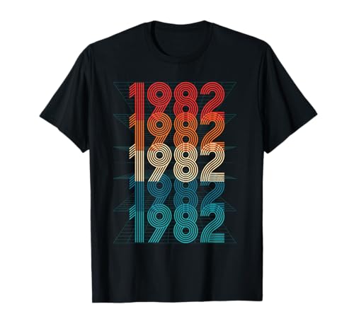 43.Geburtstag Zahl Männer Frauen Retro Jahrgang 1982 T-Shirt 43.Geburtstag Zahl Männer Frauen Retro Jahrgang 1982 T-Shirt von Retro Zahl Jahrgang Geschenke Geburtstag 2025