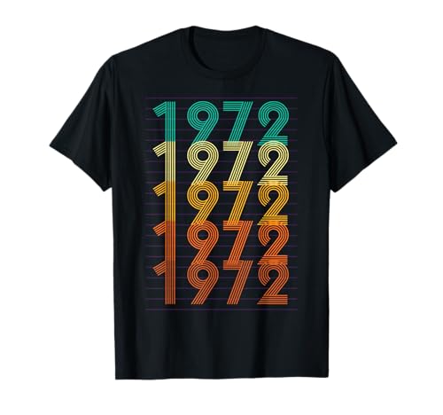 53.Geburtstag Zahl Männer Frauen Retro Jahrgang 1972 T-Shirt 53.Geburtstag Zahl Männer Frauen Retro Jahrgang 1972 T-Shirt von Retro Zahl Jahrgang Geschenke Geburtstag 2025