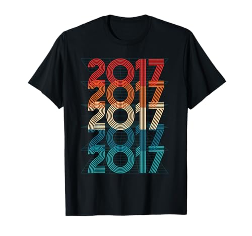 8.Geburtstag Zahl Junge Mädchen Retro Jahrgang 2017 T-Shirt 8.Geburtstag Zahl Junge Mädchen Retro Jahrgang 2017 T-Shirt von Retro Zahl Jahrgang Geschenke Geburtstag 2025