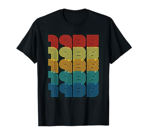 90.Geburtstag Zahl Männer Frauen Retro Jahrgang 1935 T-Shirt 90.Geburtstag Zahl Männer Frauen Retro Jahrgang 1935 T-Shirt von Retro Zahl Jahrgang Geschenke Geburtstag 2025