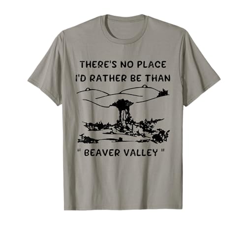 Es gibt keinen Ort, an dem ich Lieber wäre als Beaver Valley Woman Adult T-Shirt Es gibt keinen Ort, an dem ich Lieber wäre als Beaver Valley Woman Adult T-Shirt von Retro theres no place i'd rather be beaver valley