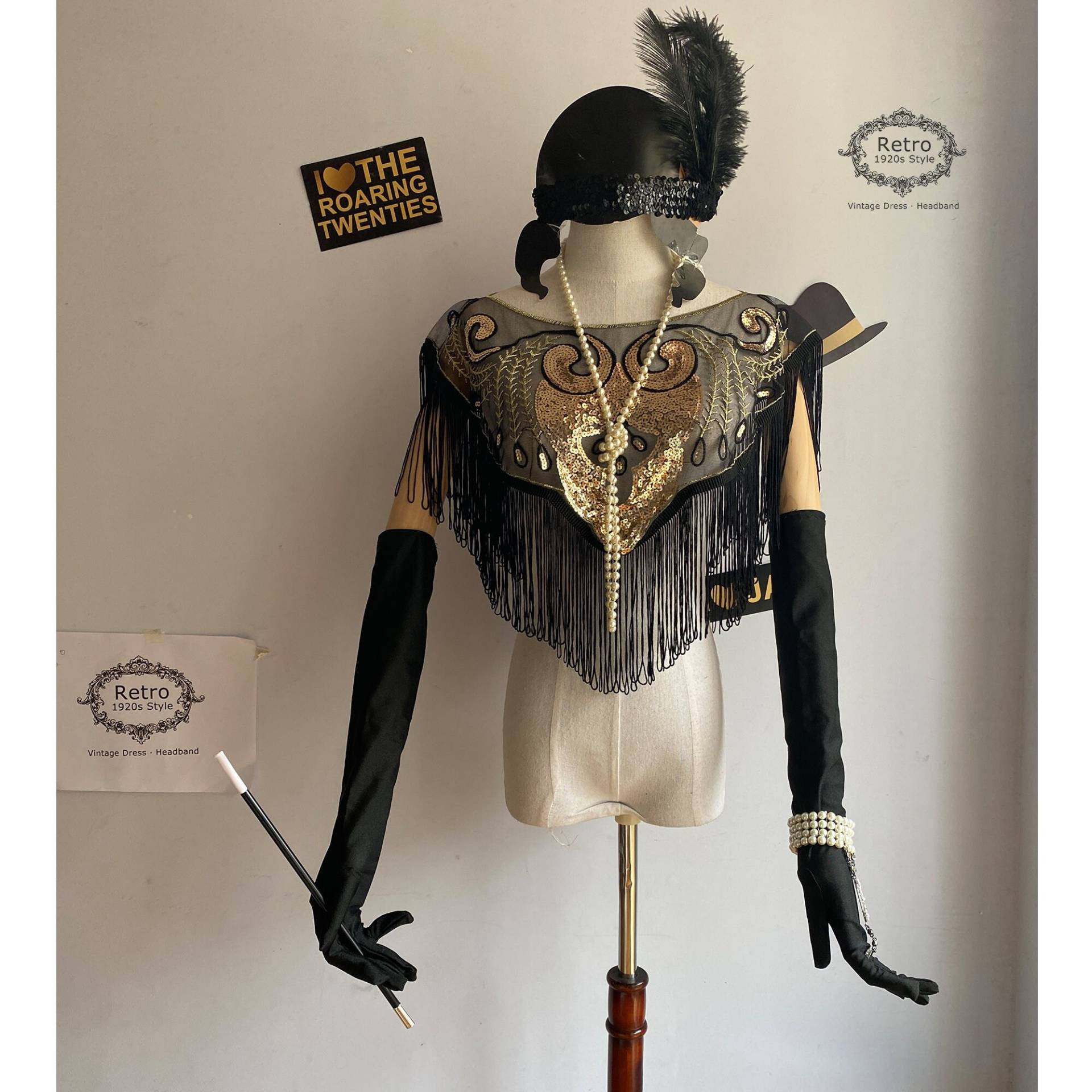 Eleganter 1920Er Jahre Vintage Schal Perlen-Schal Wraps Gatsby Perlen Hochzeits-Cape Braut-Schal Für Abendkleider Hochzeit Party Eleganter 1920Er Jahre Vintage Schal Perlen-Schal Wraps Gatsby Perlen Hochzeits-Cape Braut-Schal Für Abendkleider Hochzeit Party von Retro1920S