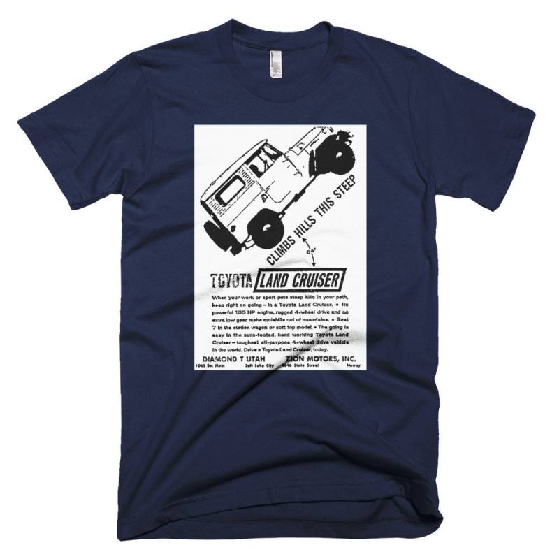 Land Cruiser Vinatge Zeitung Werbung T-Shirt Land Cruiser Vinatge Zeitung Werbung T-Shirt von RetroAutoTshirt