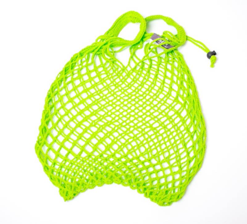 Neue Polyester Netztasche, Einkaufstasche, Grün, Paketfrei Einkaufskonzept | Ci282 von RetroBode