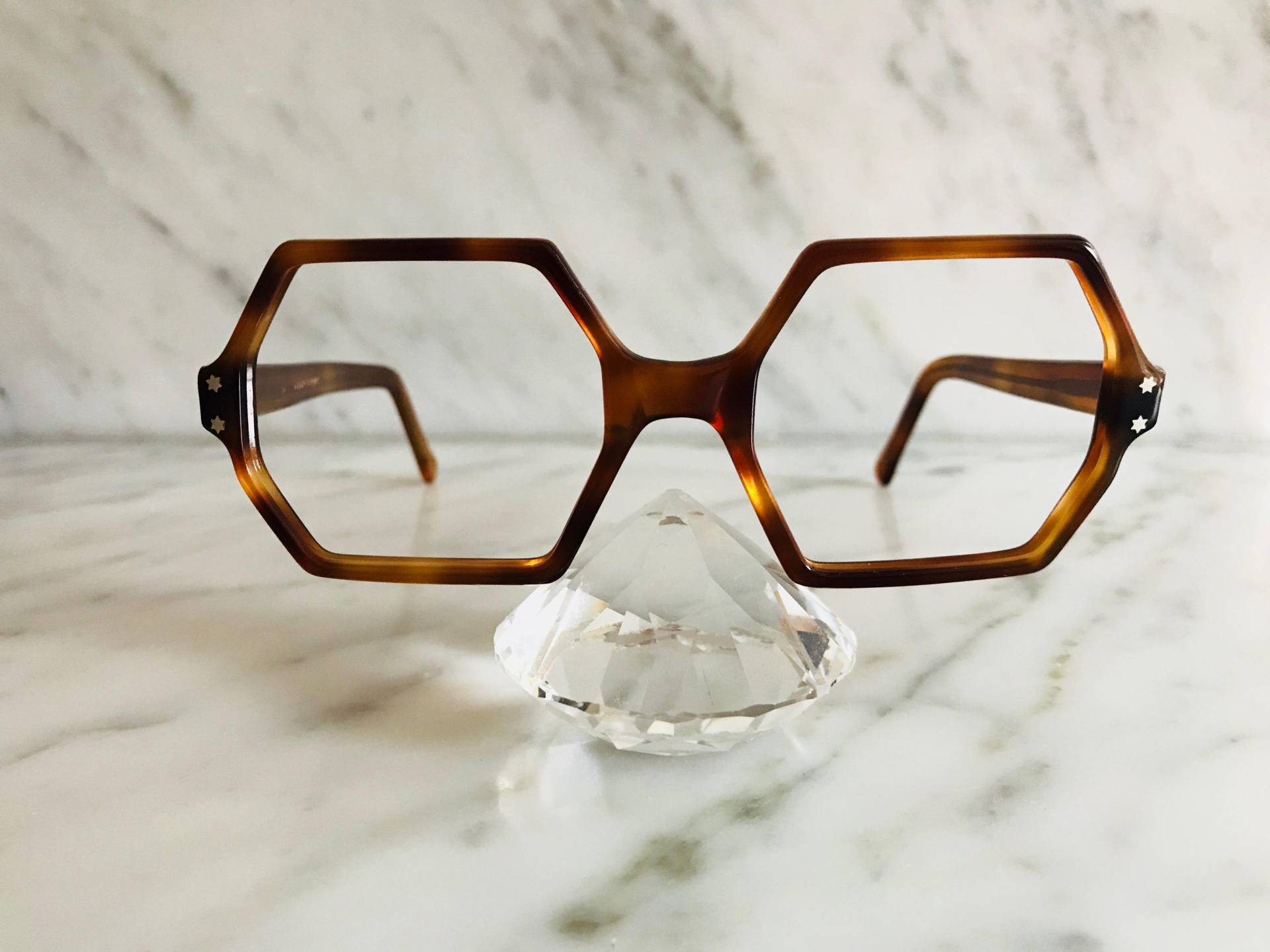 Unbenutzter Vintage Bilderrahmen in Schildkröten Optik Unbenutzter Vintage Bilderrahmen in Schildkröten Optik von RetroCatEyewear