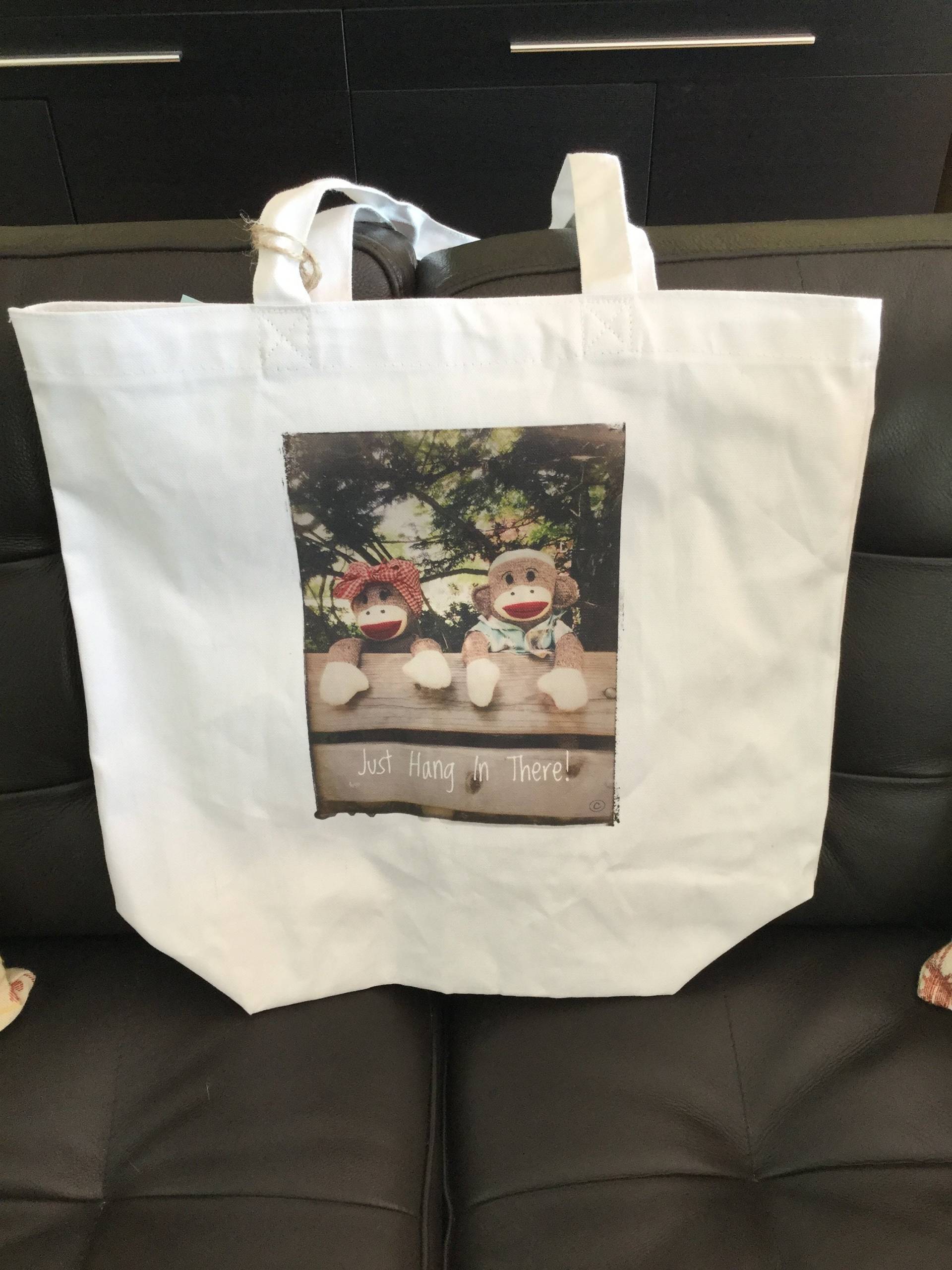 Neu Rita Und Rudi, Sock Monkey Tote Neu Rita Und Rudi, Sock Monkey Tote von RetroChiDesigns
